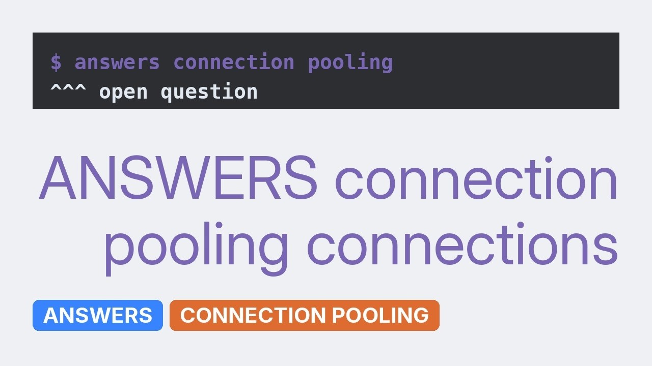 Databases: How many pool connection size should be set for a 1000 users ...