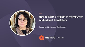 How to Start a Project in memoQ for Audiovisual Translators