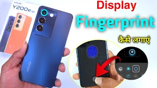 Vivo y200e 5g fingerprint screen lock fingerprint lock setting in Vivo y200e 5g/fingerprint sensor screenshot 5