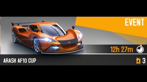 Asphalt 8 | Crystal Lake | Arash F10 Cup | Arash F10 {1806} 1.05.010 ST