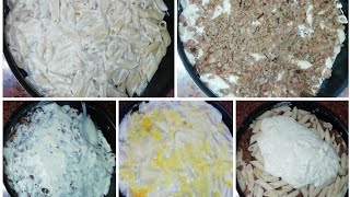 طريقة عمل مكرونة بالبشاميل Bechamel Pasta Tray