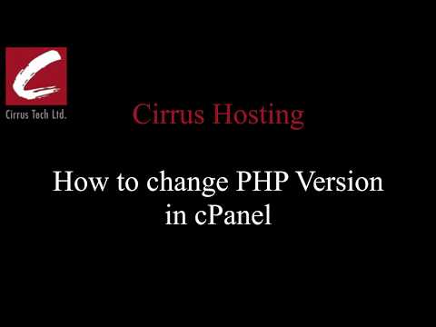 How to change PHP Version in cPanel