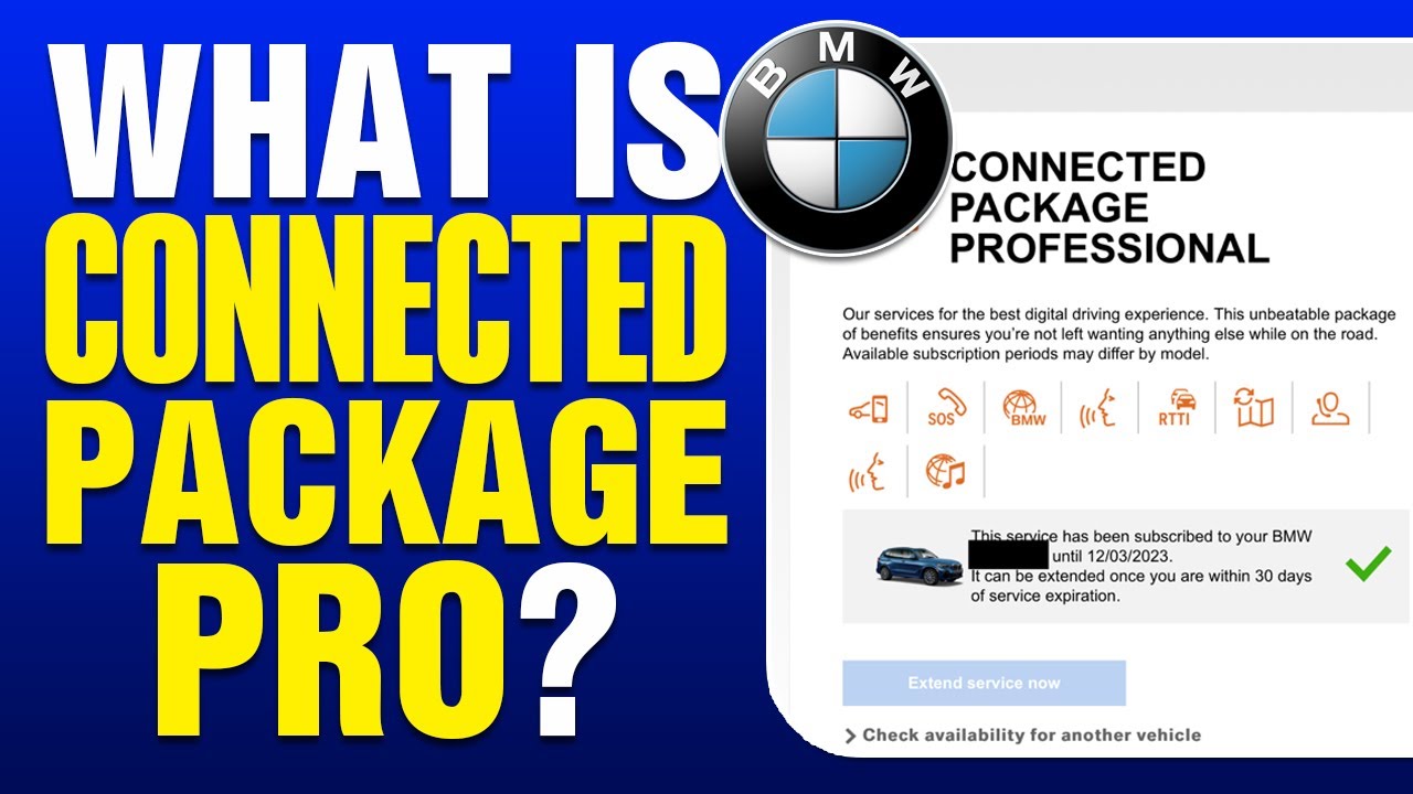 What Is BMW Connected Package Pro? - EXPLAINED