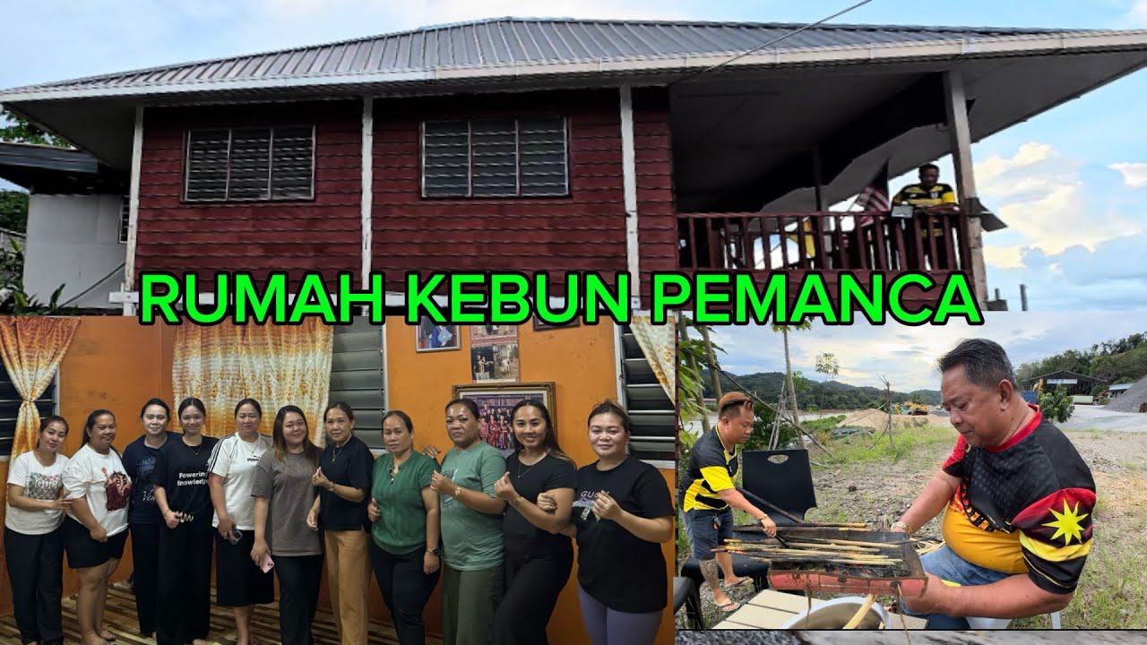 Bestnye Kita Berada Di Rumah Kebun Pemanca Pasang, Memancing  & BBQ  😘🎉