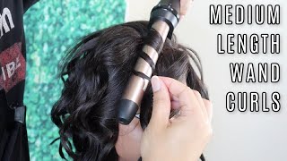 How to Use a Curling Wand on Medium Length Hair