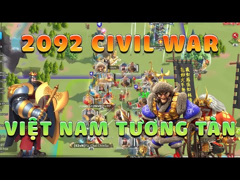 1H NỘI CHIẾN cùng KINGDOM 2092 - Bạn ko an toàn kể cả khi đã ra khỏi map KvK - Giao lưu cùng ae f2p