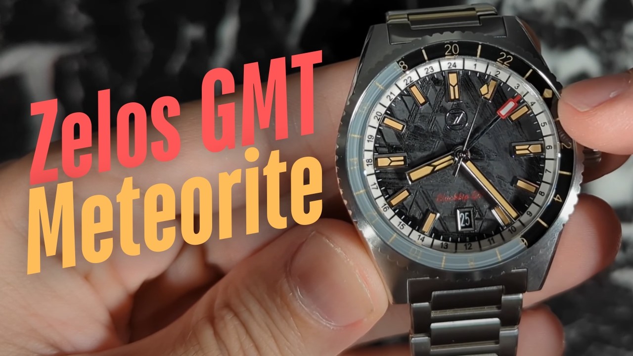 Outer Space Meteorite Watch - Zelos Blacktip GMT Meteorite - YouTube