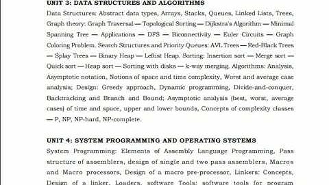 TRB Lecturers (Engineering / Non-Engineering) Syllabus in Comp.Sci.Engineering