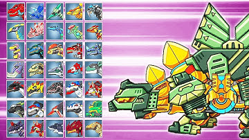 Dino Robot Battle Arena: Stego Gold Elite Reconnaissance (Assembly + Fights) | Eftsei Gaming