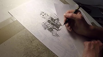 Inking Judge Dredd 1977 Part 11