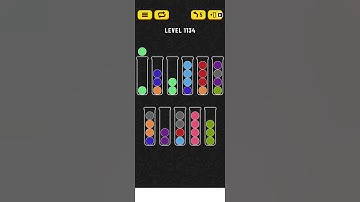 Ball sort puzzle level 1134  #ballsortpuzzle