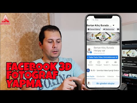 FACEBOOK DA 3D RESİM NASIL YAPILIR VİDEOLU ANLATIM 🤳