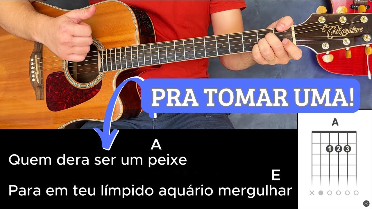 Como Tocar BORBULHAS DE AMOR (Fagner) Aula de Violão Fácil