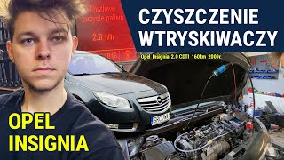 Opel Insignia 2.0 CDTI czyszczenie wtryskiwaczy