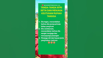 Tanda - tanda seorang istri setia | suami istri bahagia #shorts