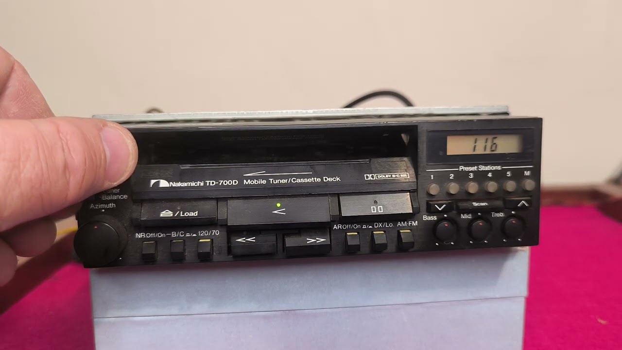 Nakamichi TD 700D 02 - YouTube
