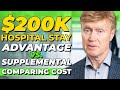 Comparing advantage vs supplemental cost on 200k hospital stay 