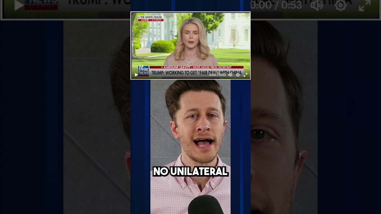 Trump Press Secy COLLAPSES, INSTANTLY reverses Trump #shorts