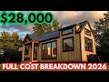 The Most Beautiful $28K Tiny Home You've Ever Seen — Rustic Modern 3x7 Build Cost 2026