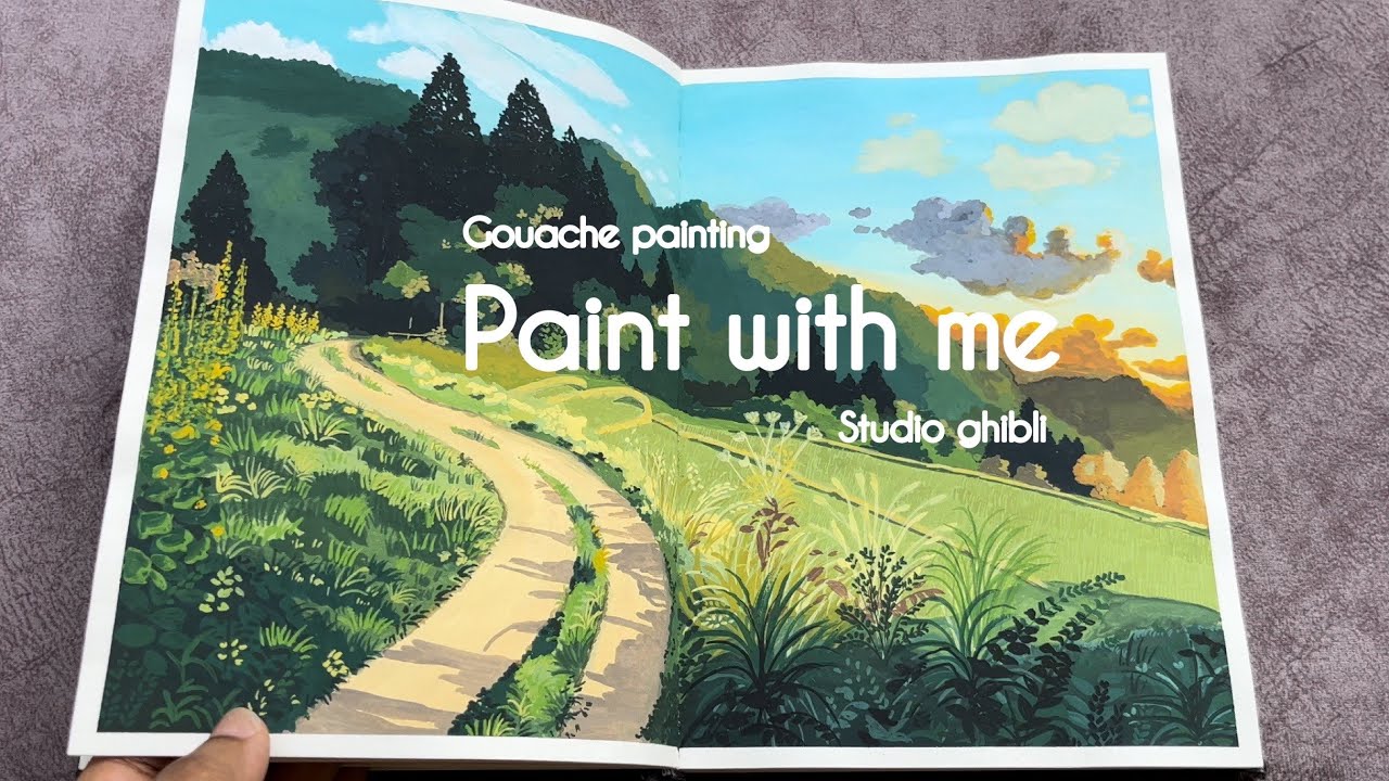 The Botanical Chick Paints: Miya Himi Gouache Review & Studio Ghibli  Landscape Painting - Botanical Chick