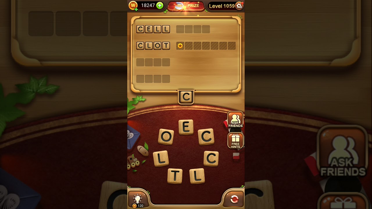 Word Connect Level 1059 Answers with Bonus