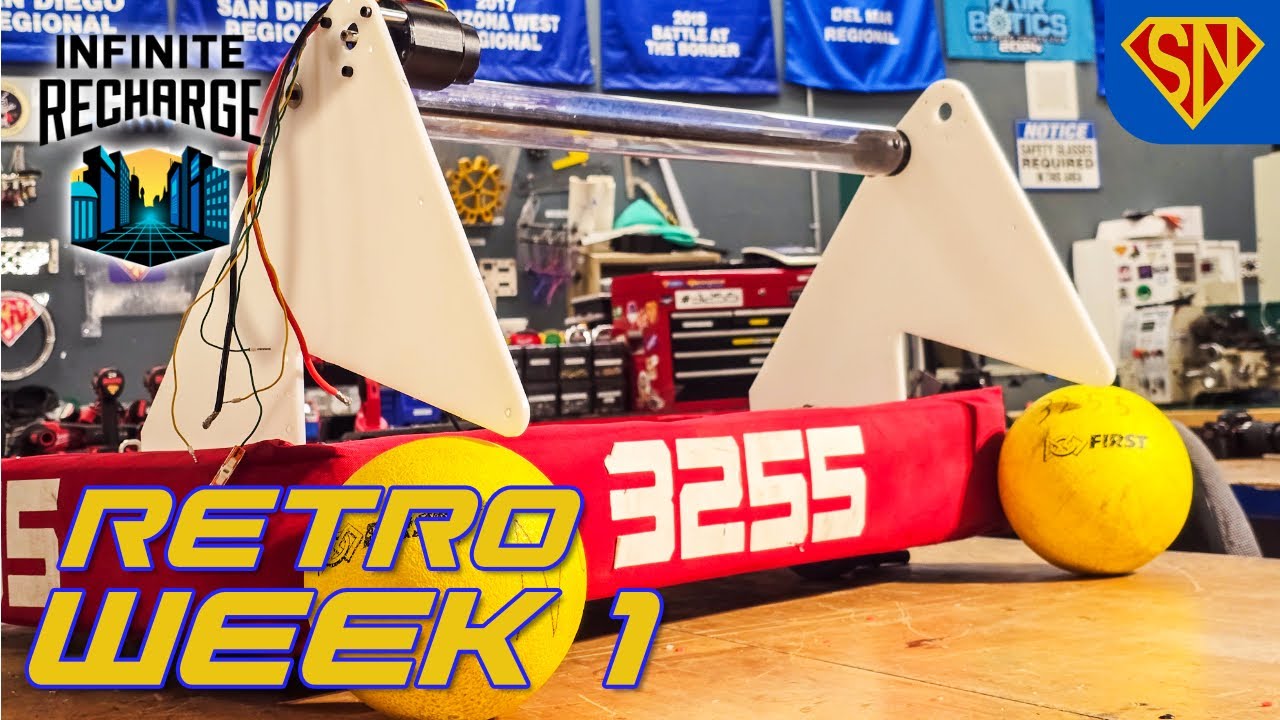 FRC 2025 Retrobot Week 1 Recap - FRC 2020 Infinite Recharge