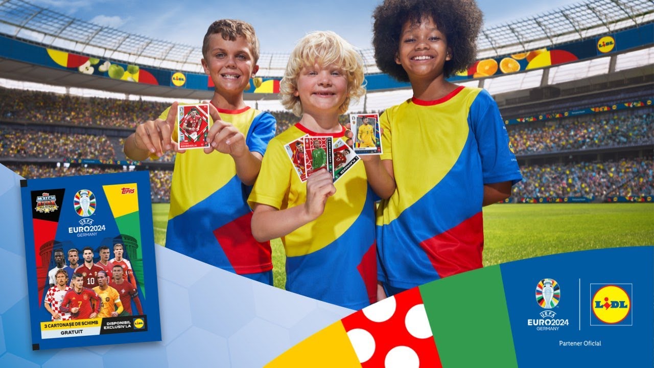 Match Attax - Vedetele UEFA 2024™ sunt acum la Lidl • din 13 Mai