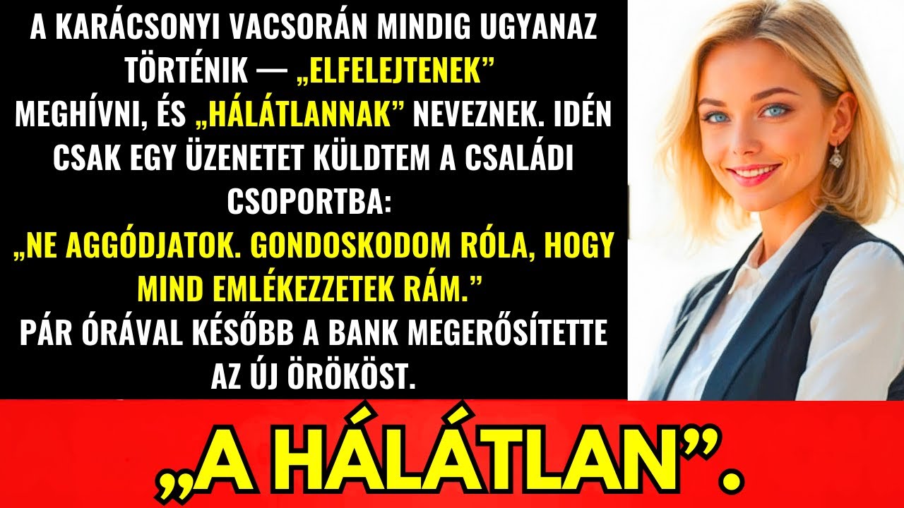 A Hálaadás Vacsorán Mindig „Elfelejtenek”—Idén Biztosan Emlékeznek