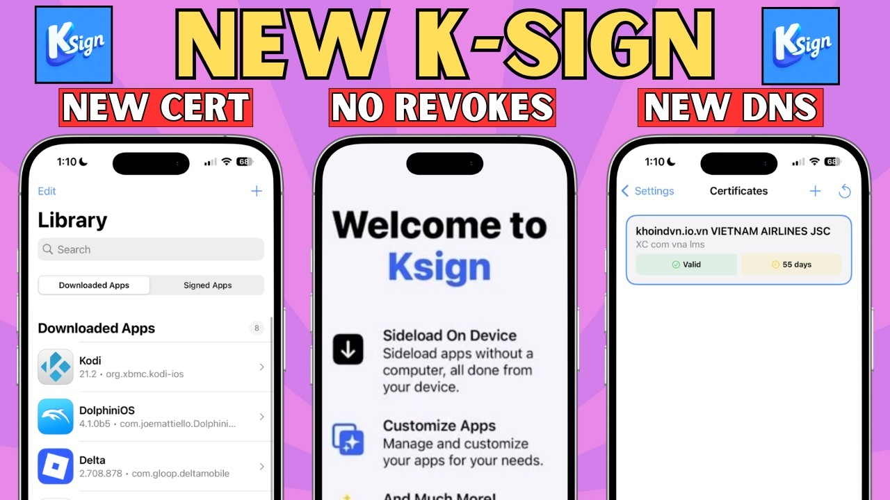 NEW Method Ksign iOS | Block Revokes & Install IPA Files on iPhone/iPad (No PC)