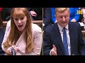 Highlights angela rayner takes on oliver dowden in heated pmqs