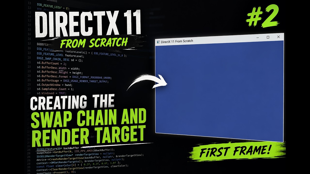 DirectX 11 from scratch - Creating the Swap Chain and Render Target ...