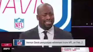 Vernon Davis fake crying