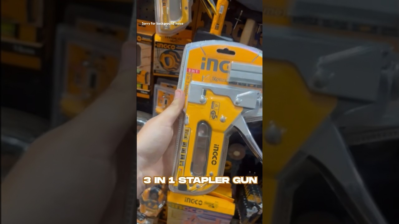 3 functions in 1 staple gun 😲😲 | INGCO 3 in 1 Stapler Gun Review 