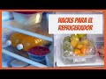 Trucos para el refrigerador  | Refrigerador ordenado | VIX Hacks