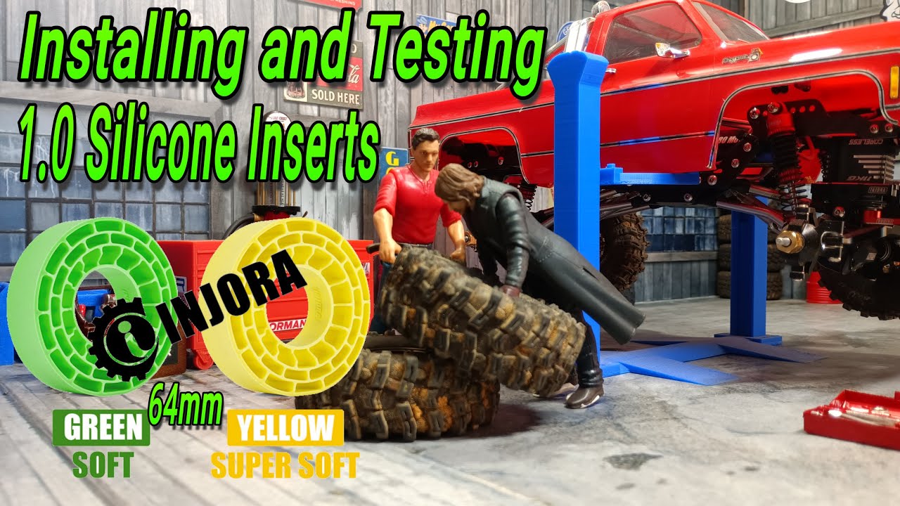 Traxxas trx4m Ignore 1.0 Вставки из силиконовой резины 64 мм #traxxastrx4m