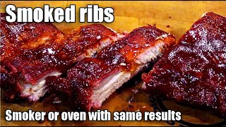 Fall off the bone ribs  oven or grill  smoked baby back ribs