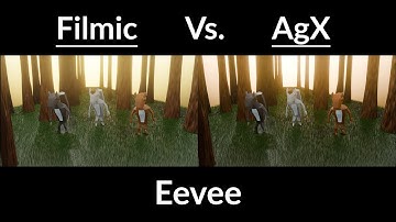 AgX vs Filmic - Visual Comparison Eevee (Blender 4.0)