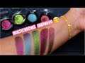 Swatch party🥳🎉Sheen Cosmetics Multichromes | Natural & artificial lighting | UK Indie brand Makeup