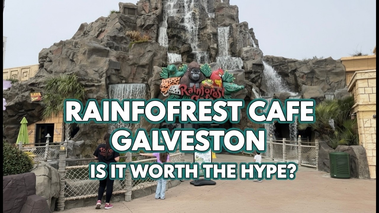 Rainforest Cafe - Glaveston, TX You won't believe whats inside!!!