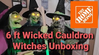 Home Depot's Wicked Cauldron Witches Halloween Unboxing 2020 Halloween