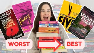 September Thriller Book Reading Wrap Up, Can Any Score 5 Stars Out Of 5!