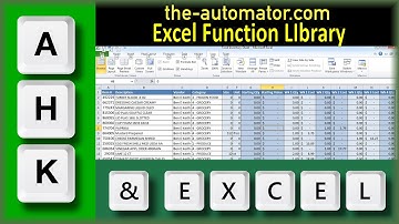 Updates to my AutoHotkey Excel Function Library