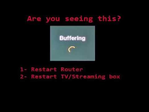 Buffering issue - First thing to do