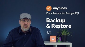 How to set up a PostgreSQL Data Service Instance (with anynines) | Part 3 Backup and Restore