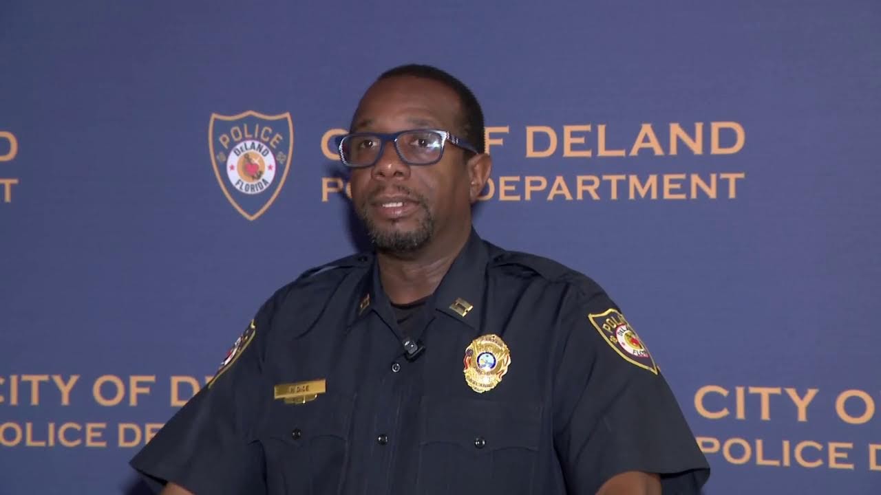 LIVE: DeLand PD gives an update after armed man accused of stalking his ex was shot