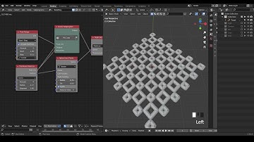 [Demo] Basic Fractals / Recursion in loop in blender animation nodes
