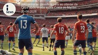 Alemanha se classifica para as oitavas da Copa após virada sobre Costa do Marfim