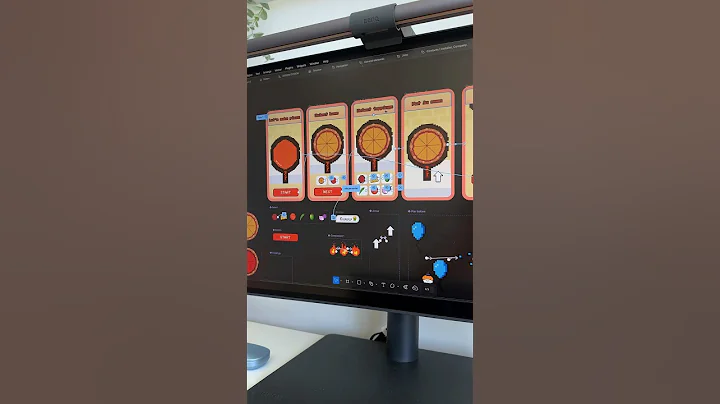 I made pixel game in Figma #gaming