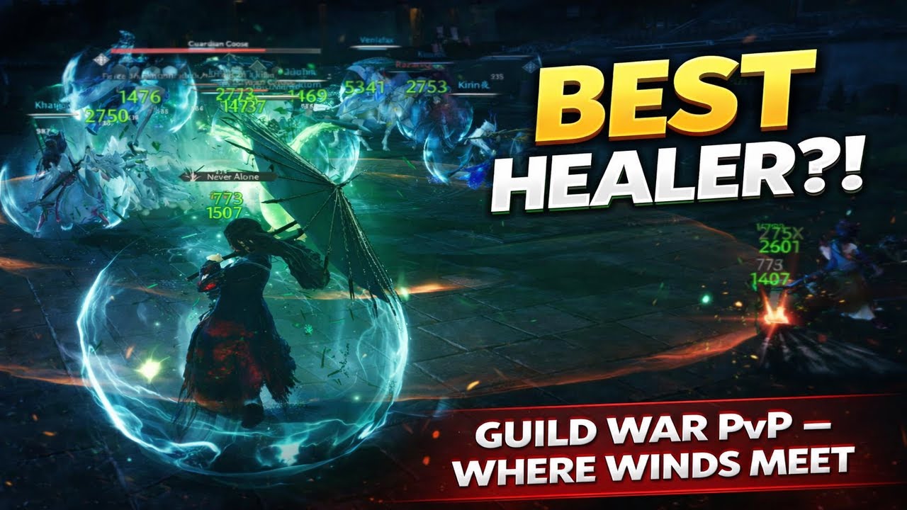 Attacking Healer R6 Attacking Healer POV | Guild War PvP – Where Winds Meet - YouTube