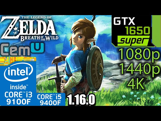 CEMU 2.0 - Zelda Breath of The Wild (Ultra Quality Setting), GTX 1650